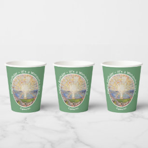Edvard Munch The Sun (Solen) - Sunrise Party Items Paper Cups