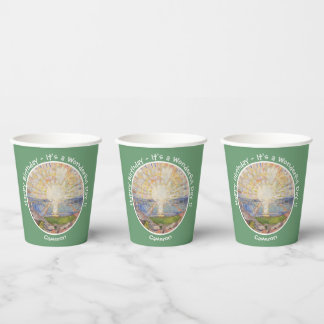 Edvard Munch The Sun (Solen) - Sunrise Party Items Paper Cups