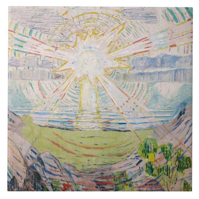 Edvard Munch - The Sun Tile (Front)