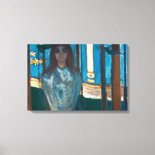 Edvard Munch - The Voice , Summer Night Canvas Print