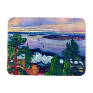 Edvard Munch - Train Smoke Magnet