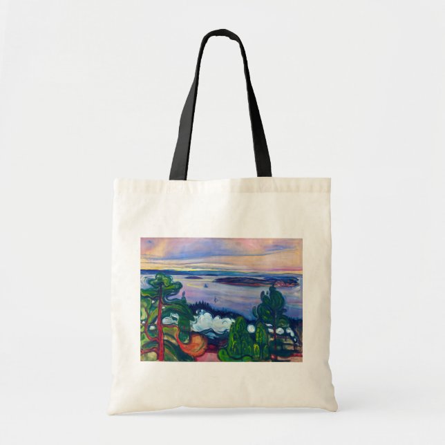 Edvard Munch - Train Smoke Tote Bag (Front)