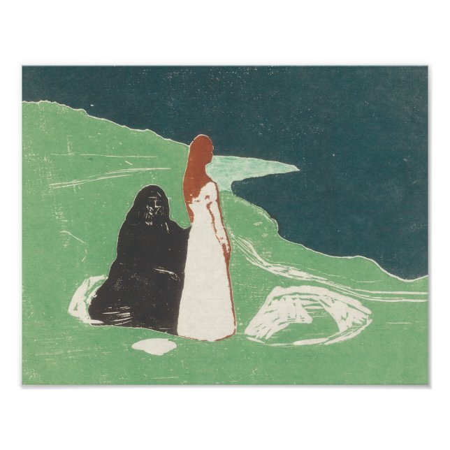 Edvard Munch - Two Women on the Shore Photo Print (Front)