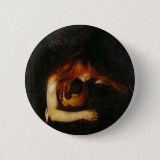 Edvard Munch - Vampire 6 Cm Round Badge