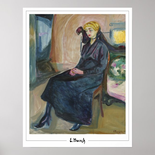 Edvard Munch Zedign Art Poster #427-3 (Front)