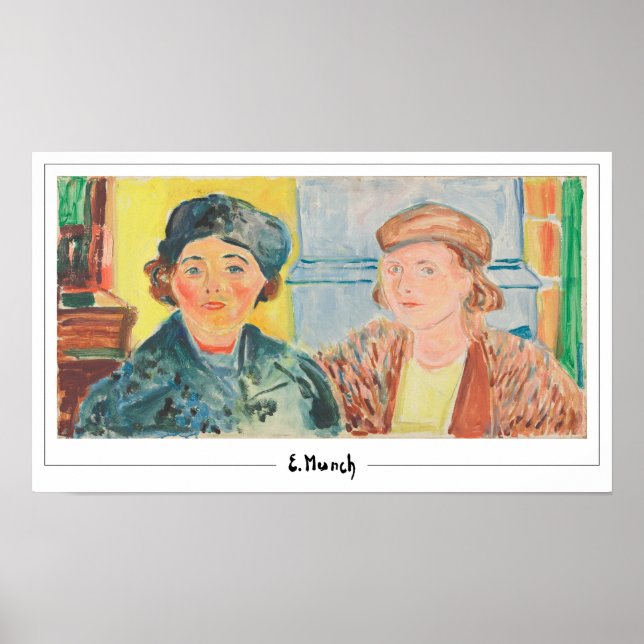 Edvard Munch Zedign Art Poster #46-2 (Front)