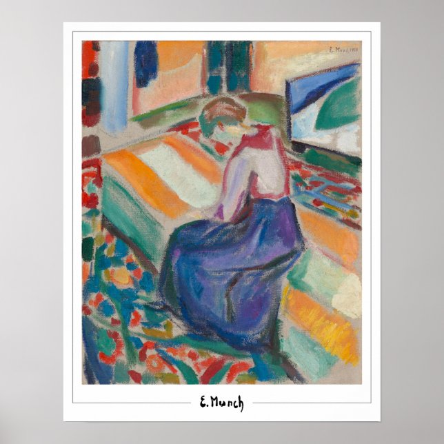 Edvard Munch Zedign Art Poster #55-3 (Front)