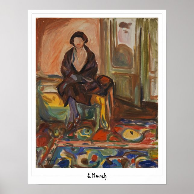 Edvard Munch Zedign Art Poster #598-3 (Front)