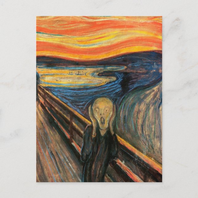 Edvard Munch's The Scream Postcard (Front)