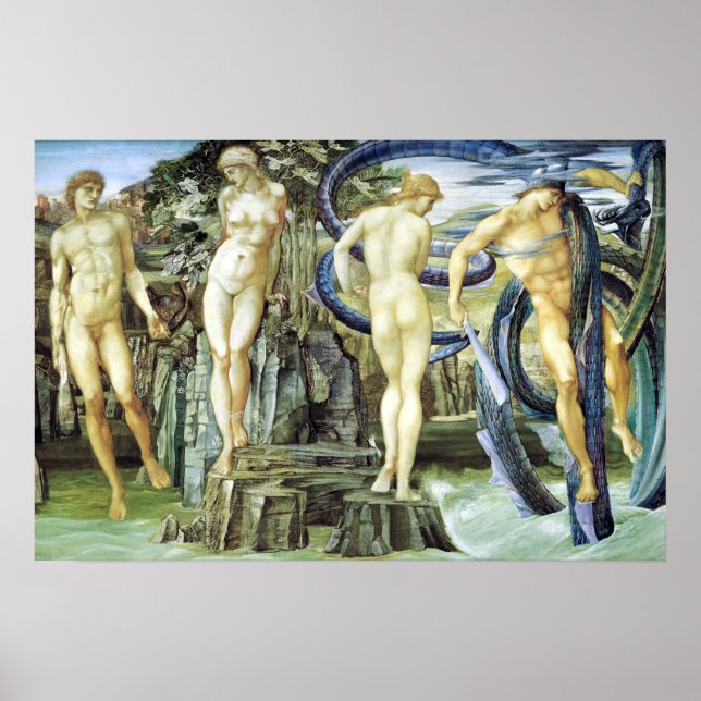 Edward Burne-Jones Perseus and Andromeda Poster (Front)