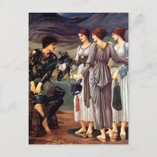 Edward Burne-Jones- The Arming of Perseus Postcard