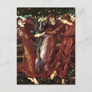 Edward Burne-Jones: The Garden Of The Heserides Postcard