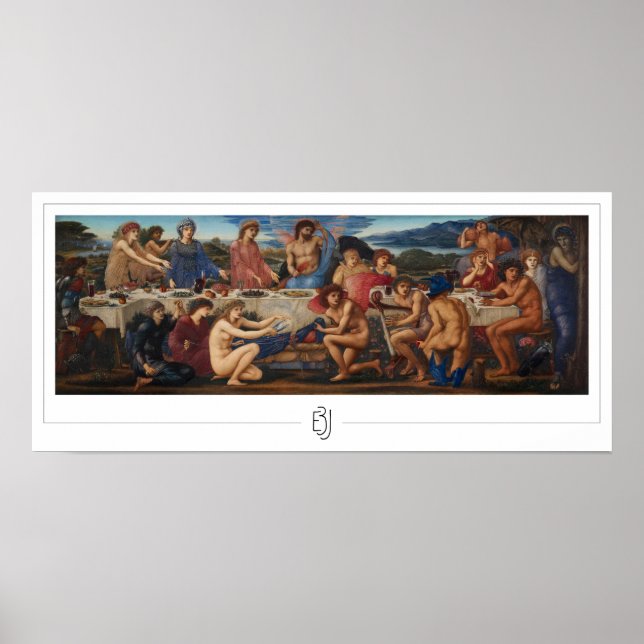 Edward Burne-Jones Zedign Art Poster #126 (Front)