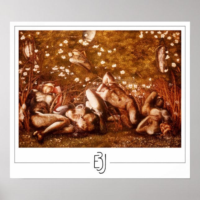 Edward Burne-Jones Zedign Art Poster #18 (Front)