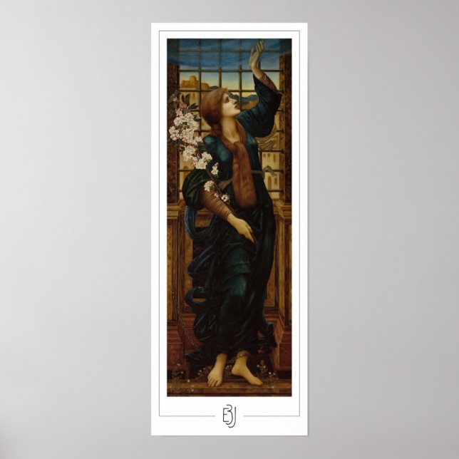 Edward Burne-Jones Zedign Art Poster #48 (Front)
