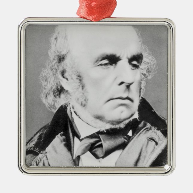 Edward Fitzgerald Metal Tree Decoration (Front)