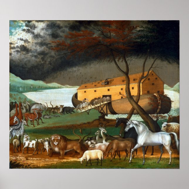 Edward Hicks Noah's Ark Poster (Front)