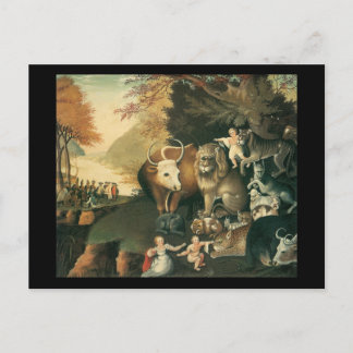 Edward Hicks Peaceable Kingdom Postcard