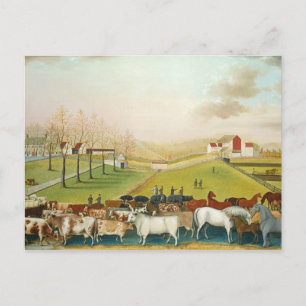 Edward Hicks - The Cornell Farm Postcard