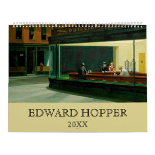 Edward Hopper Art Paintings Vintage Calendar