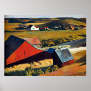 edward hopper art  poster