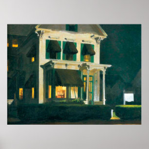 edward hopper art  poster
