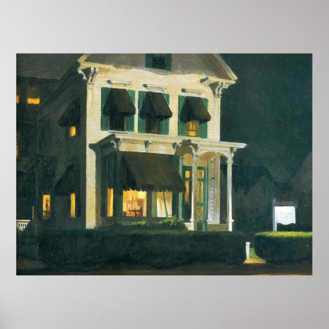 edward hopper art  poster (Front)