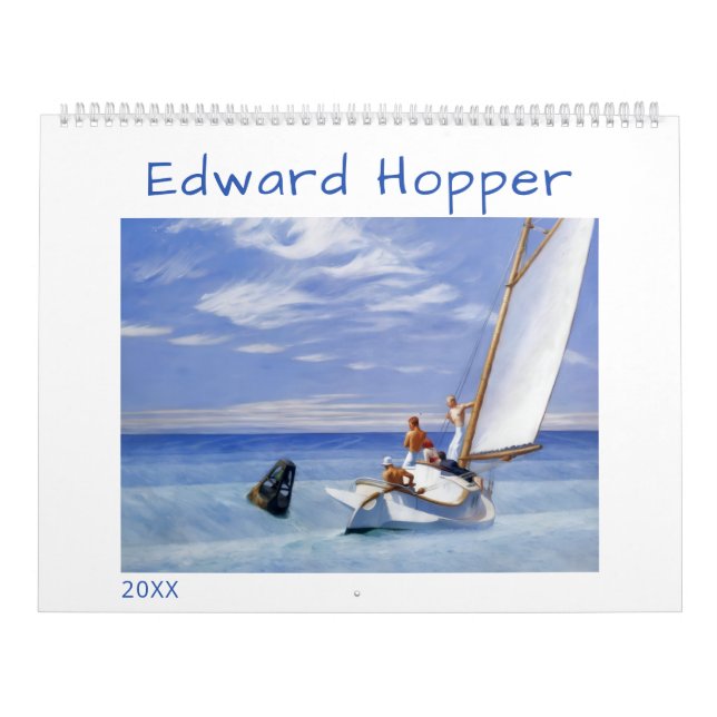Edward Hopper Artistic Wall Calendar (Cover)