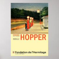 Edward Hopper Gas Minimalist Exhibition Art