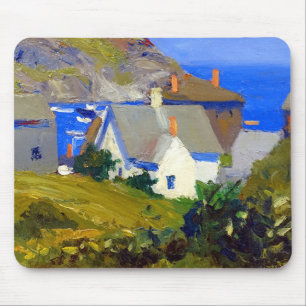 Edward Hopper Monhegan Houses Mouse Pad