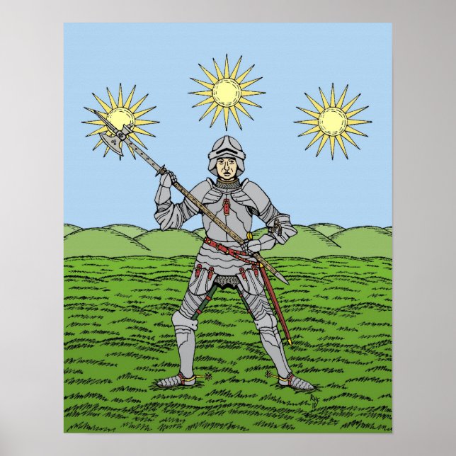 Edward IV in Plate Armour Poster (Front)