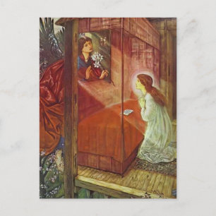 Edward Jones: The Annunciation. The Flower of God Postcard