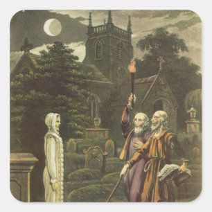 Edward Kelly Square Sticker