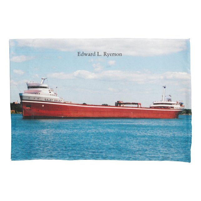 Edward L Ryerson pillow case (Front)