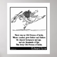 Edward Lear's Old Person of Ischia Limerick