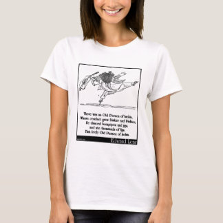 Edward Lear's Old Person of Ischia Limerick T-Shirt