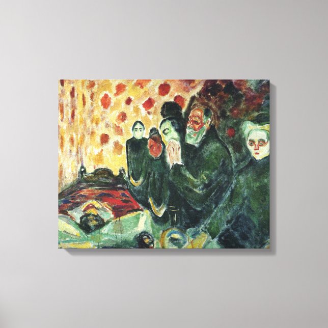 Edward Munch Art Painting Canvas Print (Front)
