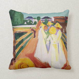 Edward Munch Art Painting Cushion