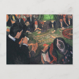 Edward Munch Art Painting Postcard