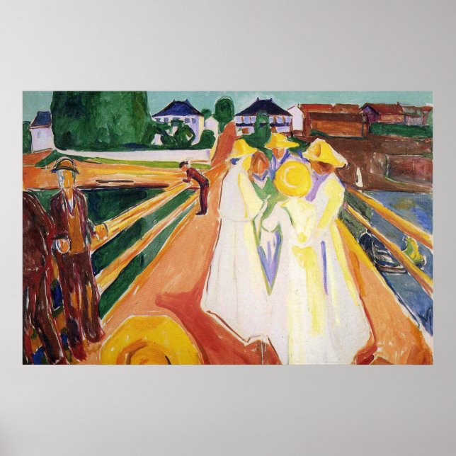 Edward Munch Art Painting Poster (Front)