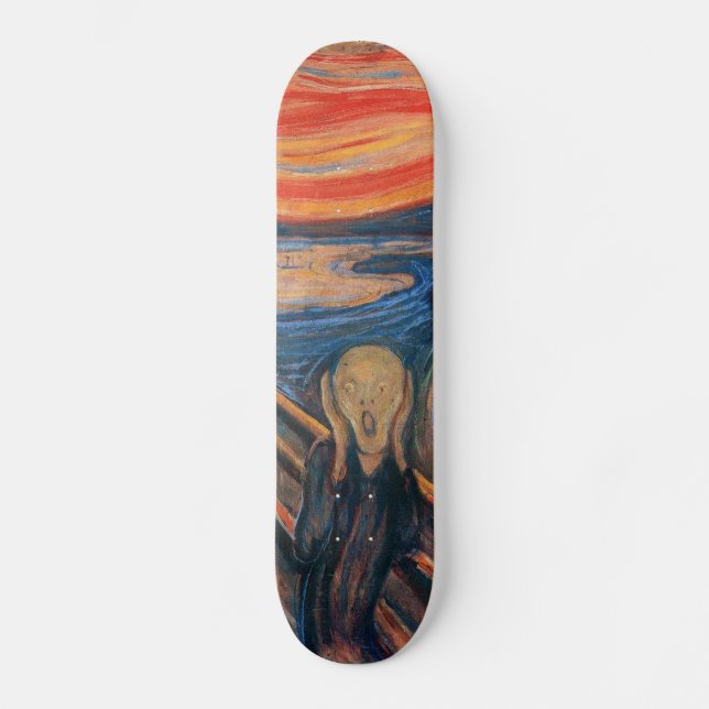 Edward Munch The Scream Skateboard (Front)