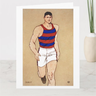 Edward Penfield Folded Greeting Card