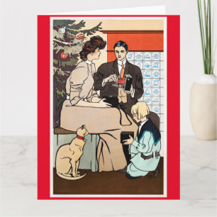 Edward Penfield Folded Greeting Card