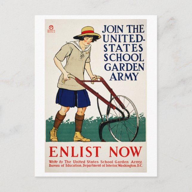 Edward Penfield Postcard (Front)