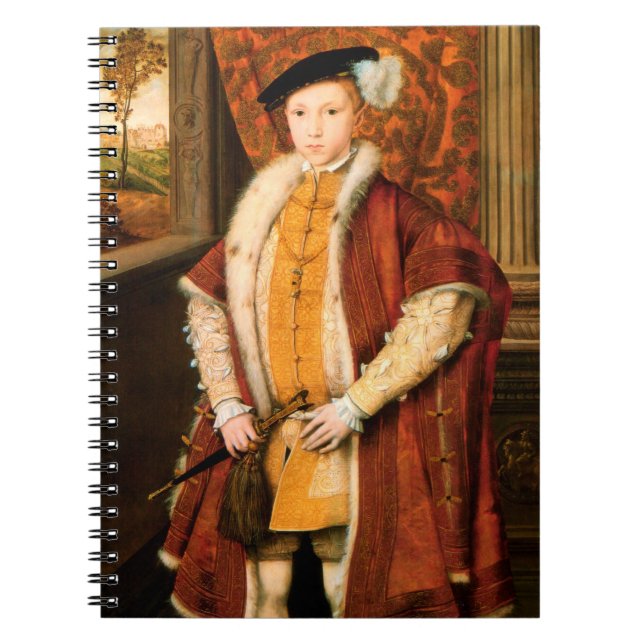 Edward, Prince of Wales (Edward VI of England) Spiral Notebook (Front)