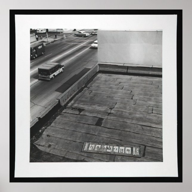Edward Ruscha - Rooftop (Rooftops Series #2) - Pop Poster (Front)