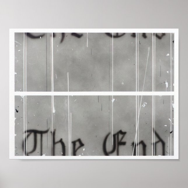 Edward Ruscha - The End #1 - 1993 Poster (Front)