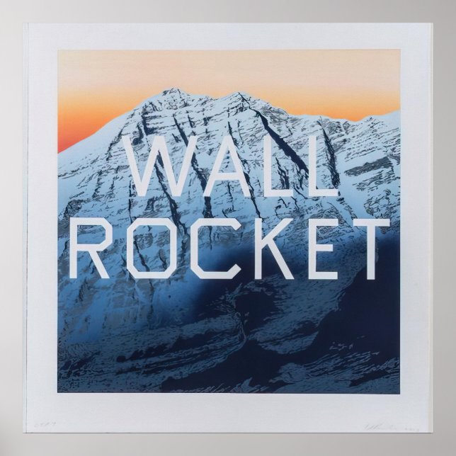Edward Ruscha - Wall Rocket - 2013 Poster (Front)