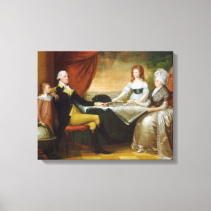 Edward Savage The Washington Family Canvas Print