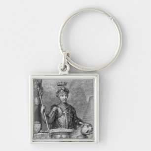 Edward The Black Prince (1330-76) after the monume Key Ring